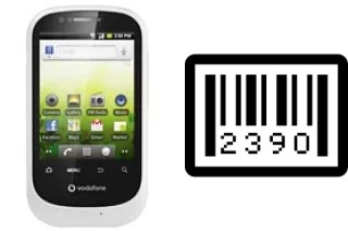 How to find the serial number on Vodafone 858 Smart