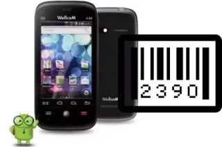 How to find the serial number on WellcoM A86