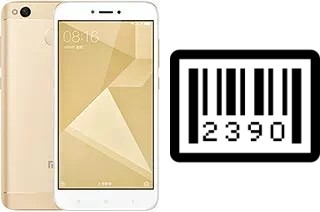 How to find the serial number on Xiaomi Redmi 4 (4X)