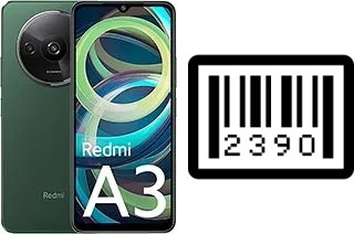 How to find the serial number on Xiaomi Redmi A3 Pro