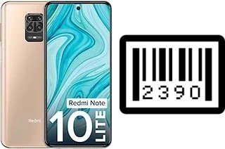 How to find the serial number on Xiaomi Redmi Note 10 Lite