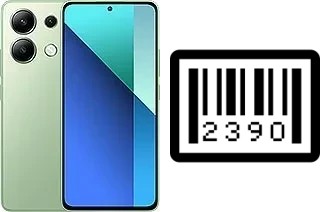 How to find the serial number on Xiaomi Redmi Note 13 4G