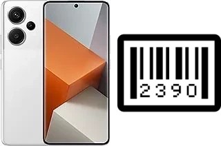 How to find the serial number on Xiaomi Redmi Note 13 Pro+