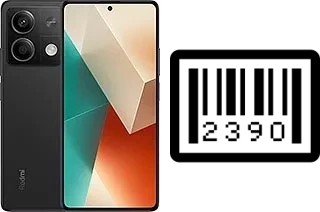 How to find the serial number on Xiaomi Redmi Note 13