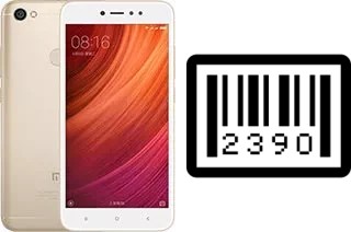 How to find the serial number on Xiaomi Redmi Note 5A Standard Edition