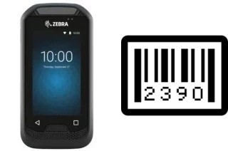 How to find the serial number on Zebra EC30