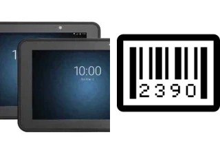 How to find the serial number on Zebra ET51 10