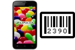 How to find the serial number on Zonda ZA950