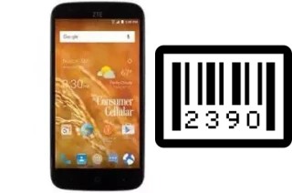 How to find the serial number on ZTE Avid 916