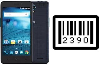 How to find the serial number on ZTE Avid Plus