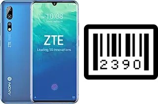 How to find the serial number on ZTE Axon 10 Pro 5G