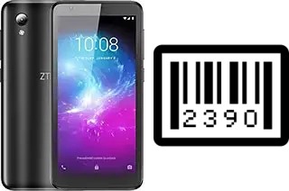 How to find the serial number on ZTE Blade A3 (2019)