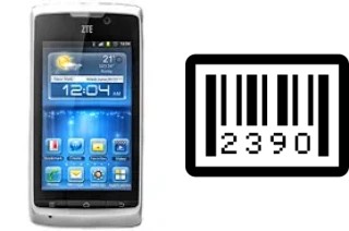 How to find the serial number on ZTE Blade II V880+