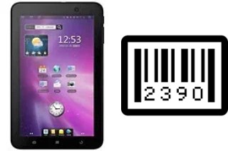 How to find the serial number on ZTE Light Tab 2 V9A