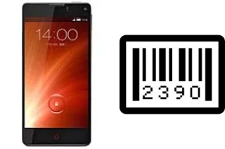 How to find the serial number on ZTE nubia Z5S mini NX403A