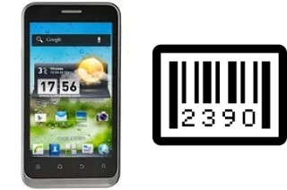 How to find the serial number on ZTE V880E