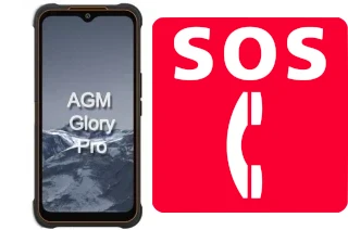 Emergency calls on AGM GLORY PRO