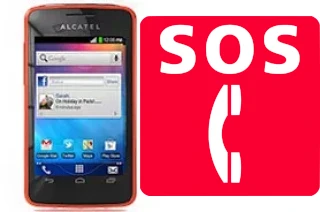 Emergency calls on alcatel One Touch T'Pop