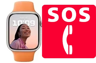 Emergency calls on Apple Watch Series 7 Aluminum