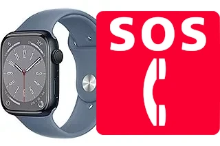 Emergency calls on Apple Watch Series 8 Aluminum