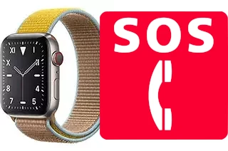 Emergency calls on Apple Watch Edition Series 5