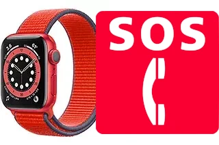 Emergency calls on Apple Watch Series 6 Aluminum