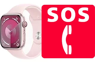 Emergency calls on Apple Watch Series 9 Aluminum