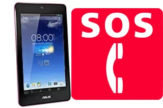 Emergency calls on Asus Memo Pad HD7 8 GB