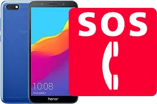 Emergency calls on Honor 7S