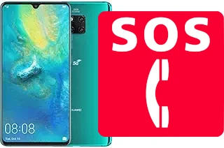 Emergency calls on Huawei Mate 20 X (5G)