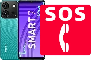 Emergency calls on Infinix Smart 7 (India)