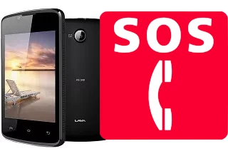 Emergency calls on Lava Iris 348