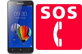 Emergency calls on Lenovo S580