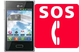 Emergency calls on LG Optimus L3 E400