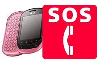 Emergency calls on LG Optimus Chat C550