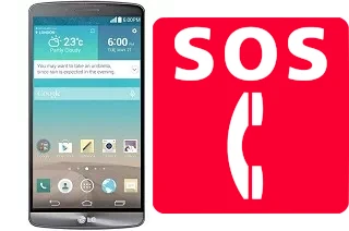 Emergency calls on LG G3 A