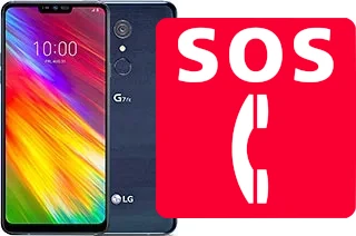 Emergency calls on LG G7 Fit