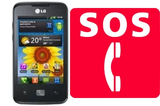 Emergency calls on LG Optimus Hub E510