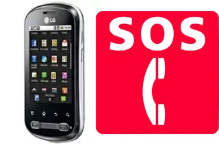 Emergency calls on LG Optimus Me P350