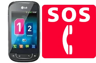 Emergency calls on LG Optimus Net Dual