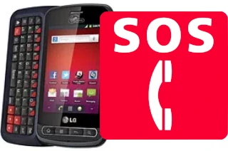 Emergency calls on LG Optimus Slider