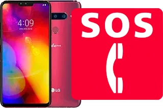 Emergency calls on LG V40 ThinQ