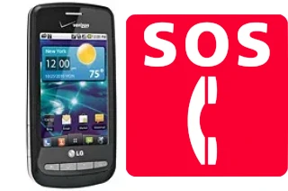 Emergency calls on LG Vortex VS660