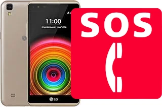 Emergency calls on LG X power