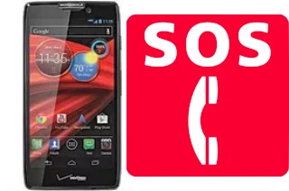 Emergency calls on Motorola DROID RAZR MAXX HD