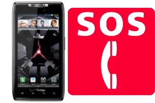 Emergency calls on Motorola DROID RAZR XT912