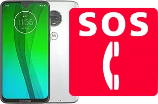 Emergency calls on Motorola Moto G7