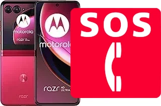 Emergency calls on Motorola Razr 40 Ultra