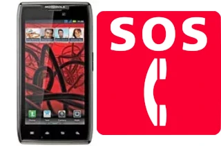 Emergency calls on Motorola RAZR MAXX