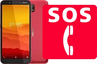 Emergency calls on Nokia C1